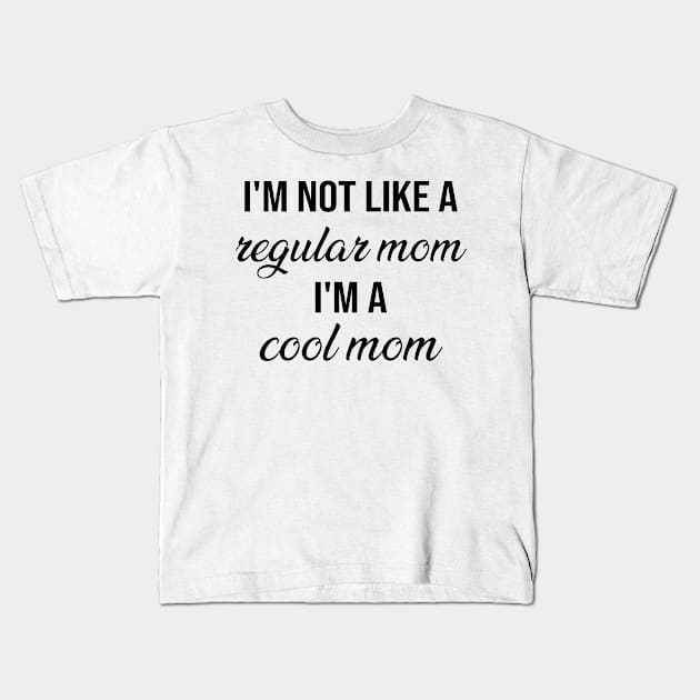 Mom , Mom Gift, Mother Gifts, Gift for Moms, Mom Birthday Gift, Best Mom , Promoted to Mom, Funny Mom , New Mother gift Kids T-Shirt by CoApparel